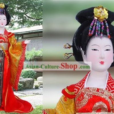 Handmade Peking Silk Figurine Doll - Tang Dynasty Fat Beauty Empress