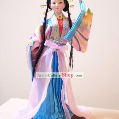 Handmade Peking Silk Figurine Doll - Diao Chan (One of Ancient Four Beauties)