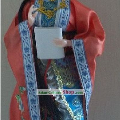 Handmade Peking Silk Figurine Doll - Jia Yinchun in Dream of the Red Chamber