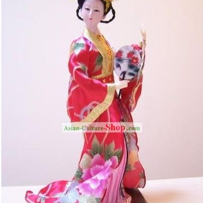 Handmade Peking Silk Figurine Doll - Yang Guifei (Yuhuan)