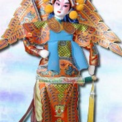Handmade Peking Silk Figurine Doll - Yue Jia Jiang