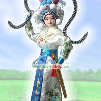 Handmade Peking Silk Figurine Doll - Yang Ba Jie