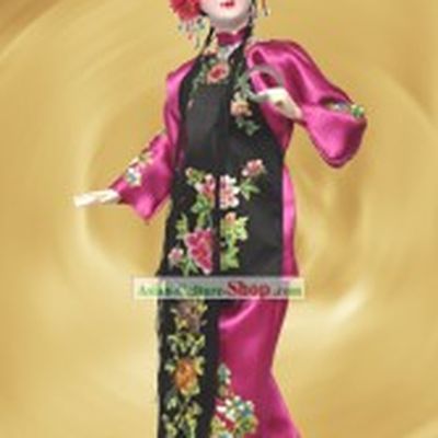 Handmade Peking Silk Figurine Doll - Chi Yu Zhuo