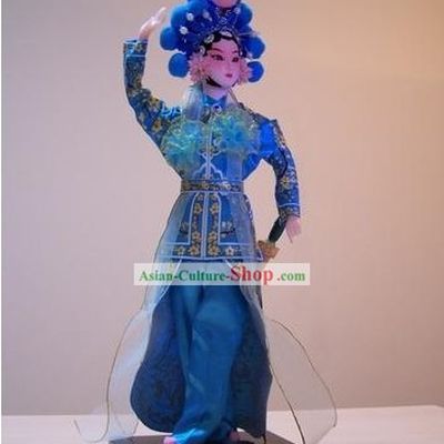Handmade Peking Silk Figurine Doll - Xiao Qing