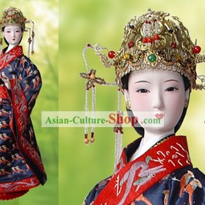 Large Handmade Peking Silk Figurine Doll - Song Dynasty Empress