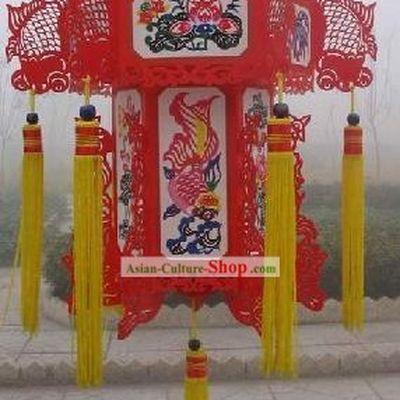 24 Inches Large Chinese Papercut Palace Lanterns
