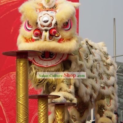 Happy Festival Celebration Chinese Classic Lion Dance Costume Complete Set
