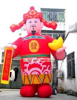 160 Inches Height Celebration Inflatable Cai Shen