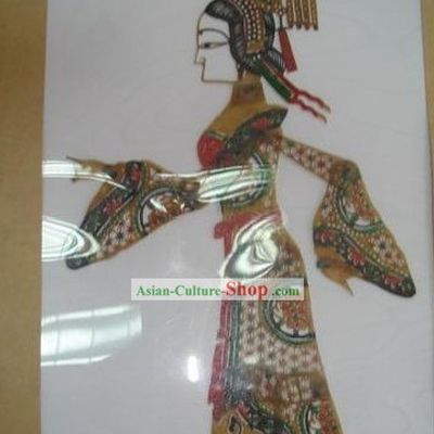 Traditional Chinese Hand Carved Shadow Play - Wu Zetian
