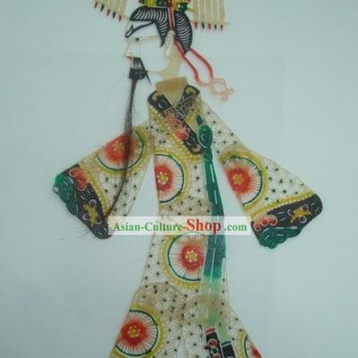 Traditional Chinese Hand Carved Shadow Play - Qing Shi Huang