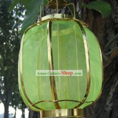 Chinese Classical Ancient Style Silk Iron Lantern