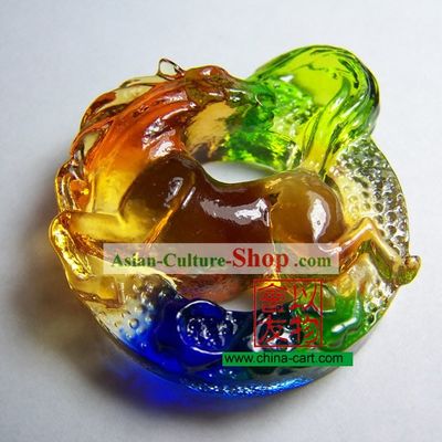 Chinese Classic Ancient Method Colored Glazed-Horse