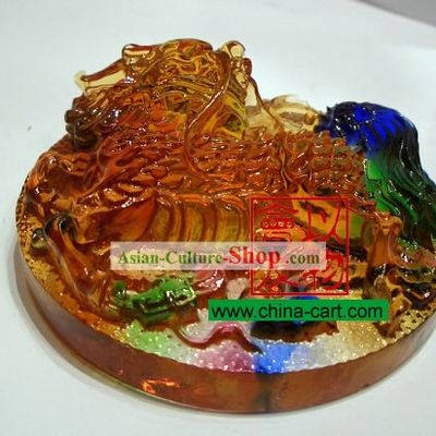 Chinese Classic Ancient Method Colored Glazed-Kylin