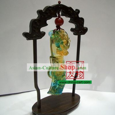 Chinese Classic Ancient Method Colored Glazed-Lucky Dragon