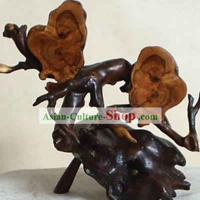 Natural Daqing Lang Wood Classic Collectible-Blossoming Flower of Love