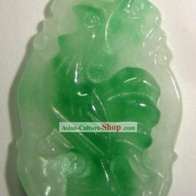 Chinese Classic Zodiac Chicken Jade Charm