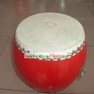 Chinese Traditional 20cm Diameter High Zhan (Standing) Drum