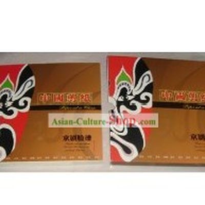 Chinese Opera Mask Paper Cuts Collection(12 Pieces Set)