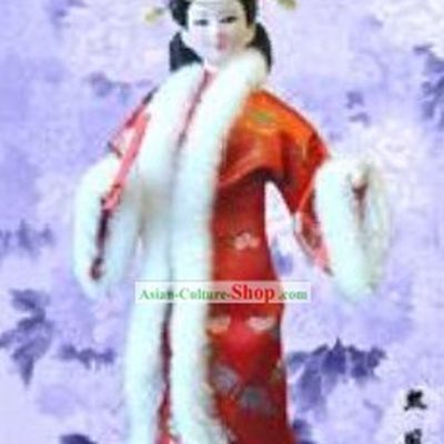 Handmade Peking Silk Figurine Doll - Wang Xifeng in Dream of the Red Chamber
