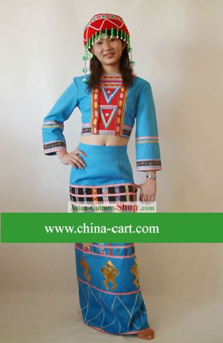 Chinese Li Minority Costumes Set for Women