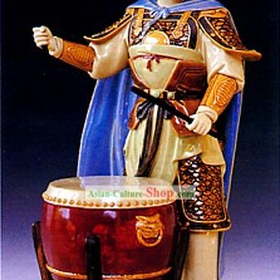 Chinese Classical Shiwan Statue-Leung Hung Yuk
