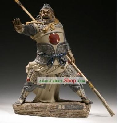 Chinese Classical Shiwan Statue-Guan Gong 2