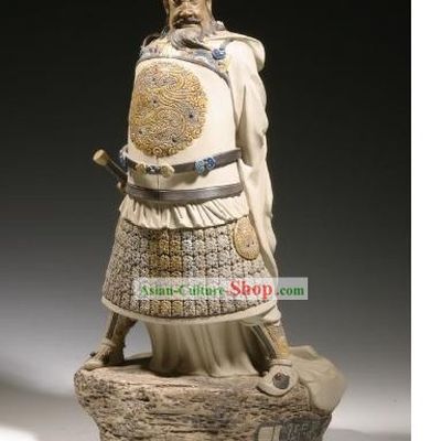 Chinese Classic Shiwan Ceramics Statue Arts Collection - Emperor