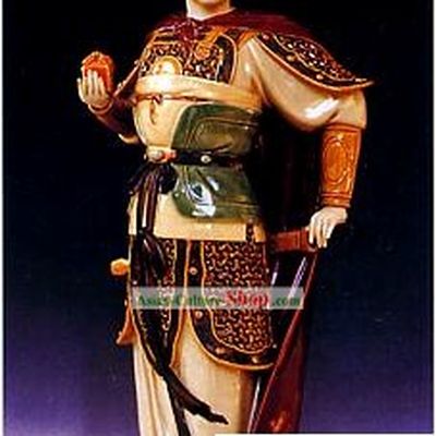 Chinese Classic Shiwan Ceramics Statue Arts Collection - Mu Guiying