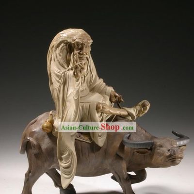 Chinese Classical Shiwan Statue-Zi Qi Dong Lai