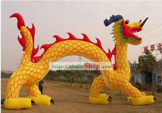 198 Inches Height Celebration Inflatable Dragon
