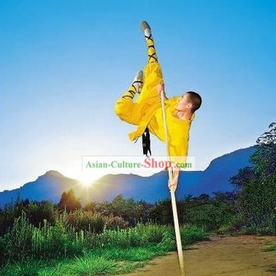 Chinese Shao Lin Wu Shu White Wax Long Pole