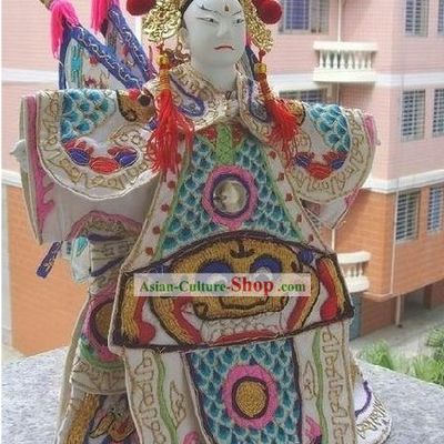 Chinese Classic Original Hand Puppet Handicraft - Lv Bu