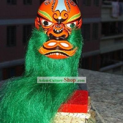 Chinese Classic Original Hand Puppet Head - Green Beard