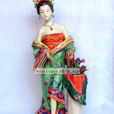 Chinese Classical Shiwan Statue - Lady of Tang Dynasty