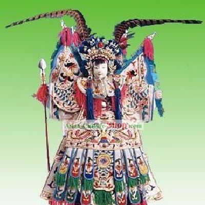 Chinese Classic Original Hand Puppet Handicraft-Mu Guiying