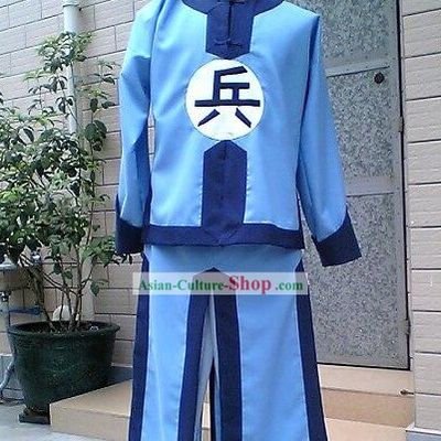 Chinese Ancient Qing Dynasty Solider and Guard Costumes