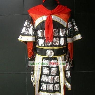 Chinese Classical Knight Costumes and Hat Complete Set