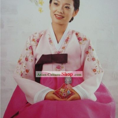 Korean Classic 100 Percent Handmade Korean Hanbok for Woman