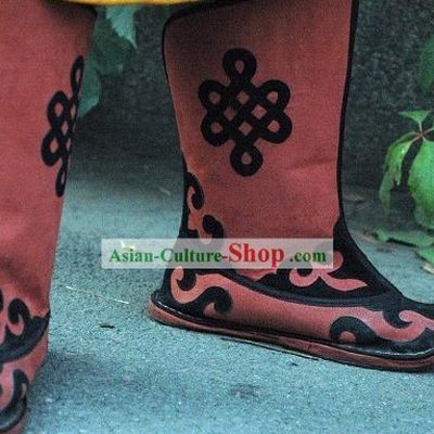 Handmade Classic Mongolian Shoes Boots