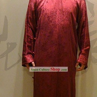 Chinese Ancient Traditional Long Jacket Ma Gua(Aba) for Man