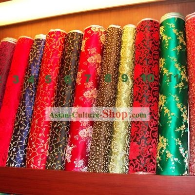 Chinese Traditional Plum Blossom Fabric