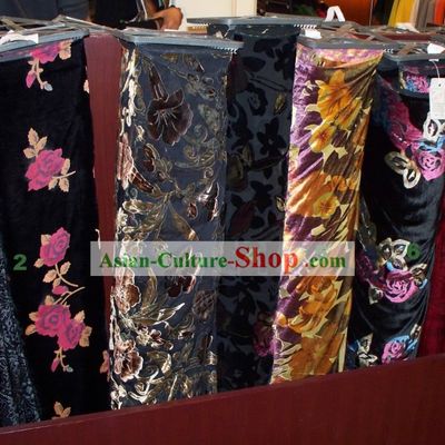 Chinese Classical Traditional Rui Fu Xiang Velvet Textile Fabric