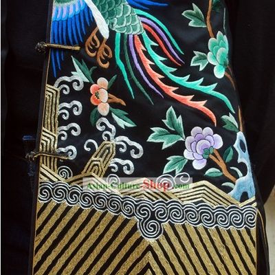 Supreme Chinese Handmade and Embroidered Phoenix Silk Blouse