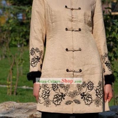 Chinese Traditional Mandarin Cotton Outercoat