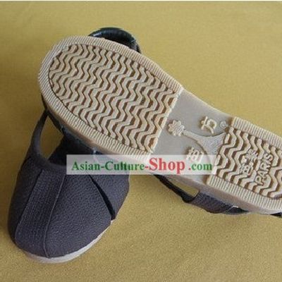 Traditional Monk Shoes of Shaolin Temple (black)