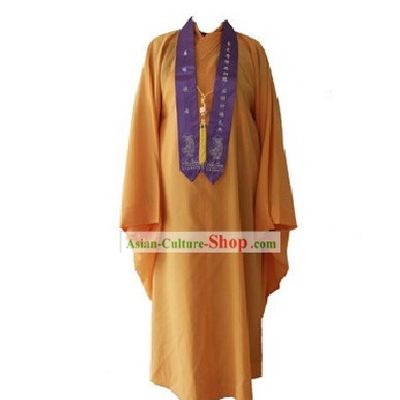 Chinese Traditional Chinese Traditional Elder Monk Cloth Chinese Monk Robe Monk Outfits