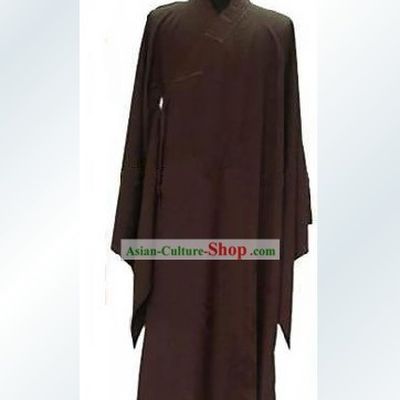 Chinese Traditional Ju Shi Monk Long Robe (Hai Qing)