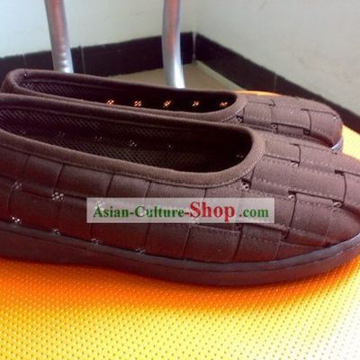 Kung Fu Practice Monk Shoes of Shaolin Temple (Coffee)
