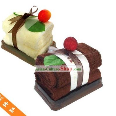 Towel Cake Decoration - Christmas and New Year Gift