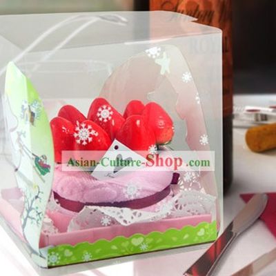 Towel Cotton Cake - Christmas and New Year Gift